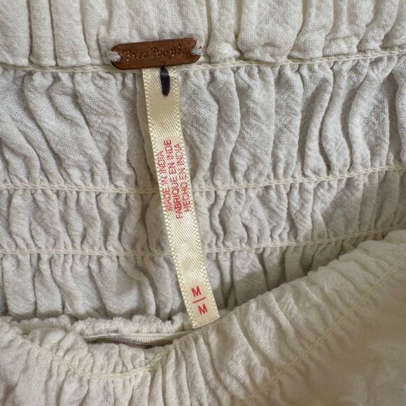 Free People Ivory All The Things Tube Top Midi Skirt Set Medium - Picture 5 of 11